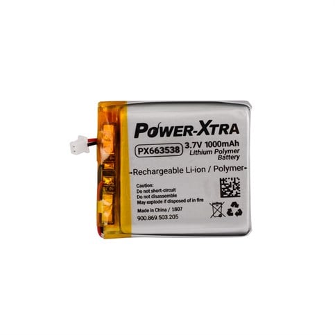 Power-Xtra PX663538 3.7V 1000 mAh Li-Polymer Pil(Soketli/Devreli/1.5A)