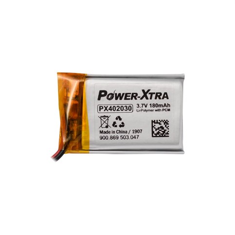 Power-Xtra PX 402030 3.7V 180mAh Lityum Polimer Pil - Batarya Mp3 pili, Mp4 pili