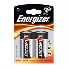 Energizer 2 x D Size Alkalin Büyük Boy Pil
