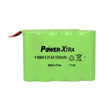 Power-Xtra 6.0V Ni-Mh AA 1500 Mah Şarjlı Pil/Batarya Grubu