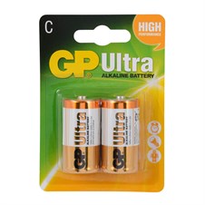 GP C Size Ultra Alkalin Orta Boy Pil 2'li