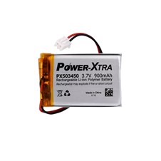 Power-Xtra Li-Polymer 503450 3.7V 900 mAh Şarj Edilebilir Li-Po Pil