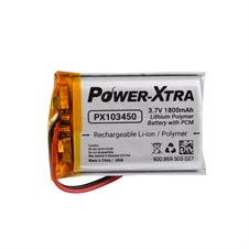 Power-Xtra PX 103450 3.7V 1800mAh Lityum Polimer Pil - Batarya Navigasyon pili, GPS pili