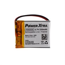 Power-Xtra PX 402530 3.7V 250mAh Lityum Polimer Pil - Batarya