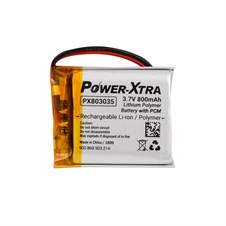 Power-Xtra PX803035 3.7V 800 mAh Li-Polymer Pil (Devreli/1.5A)
